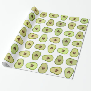 Avocado Heart Fruit Fiesta Baby shower Party Cadeaupapier