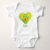 Avocado Heart Romper (Voorkant)
