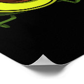 Avocado het goede soort vet grappenmaker Vegan Jok Poster (Hoek)