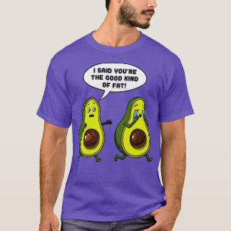 Avocado het goede soort vet grappenmaker Vegan Jok T-shirt