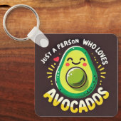 Avocado Hoodie Lover Sleutelhanger (Voorkant)