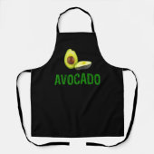 Avocado, ik hou van avocado schort (Voorkant)
