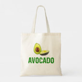Avocado, ik hou van avocado tote bag (Achterkant)