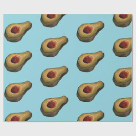Avocado-illusie  cadeaupapier