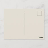 Avocado-illustratie Briefkaart (Achterkant)