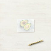 Avocado in Waterverf Post-it® Notes (Op bureau)