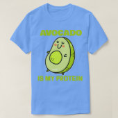 Avocado is mijn eiwit t-shirt (Design voorkant)