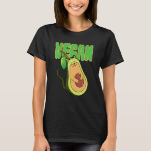 Avocado Kat Vegan Dier Vegetarisch T-shirt