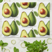  avocado keukenhanddoeken (Gevouwen)