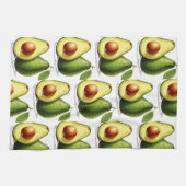  avocado keukenhanddoeken (Horizontaal)