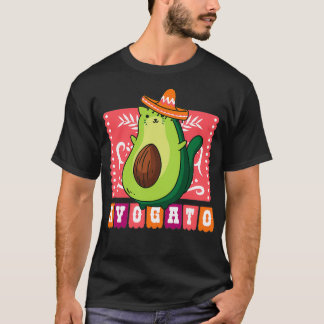 Avocado kitten 1 t-shirt
