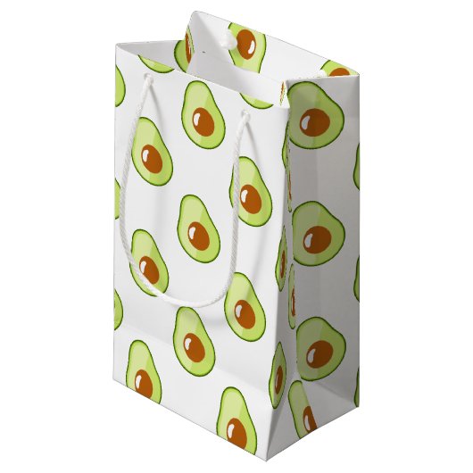 Avocado Klein Cadeauzakje (Voorkant Gekanteld)