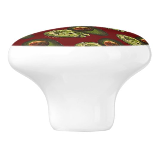 Avocado Knobs Keramische Knop (Zijkant)
