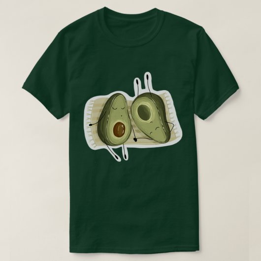Avocado koppel Classic TShirt (Design voorkant)