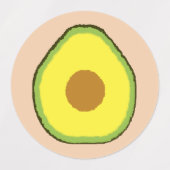 Avocado Labels (Design 1)