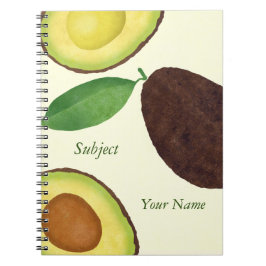 Avocado-laptop Notitieboek