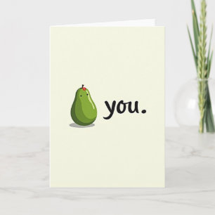 Avocado Liefde Kaart