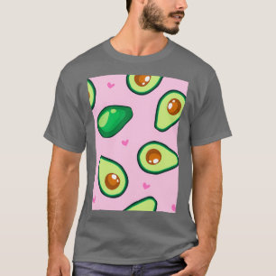 avocado-liefdespatroon t-shirt