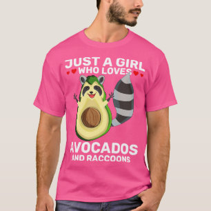 avocado liefhebber meisjes bos dier afval panda ra t-shirt