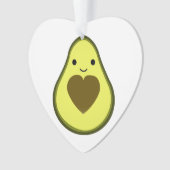 Avocado Love Cute Avocado avec coeur (devant)
