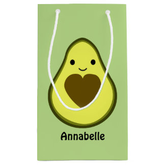 Avocado Love Cute Avocado met hartslag Klein Cadeauzakje