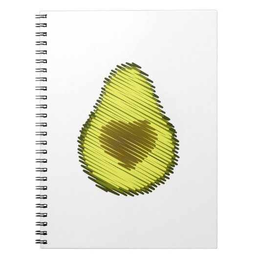 Avocado Love Scribble Notitieboek (Voorkant)