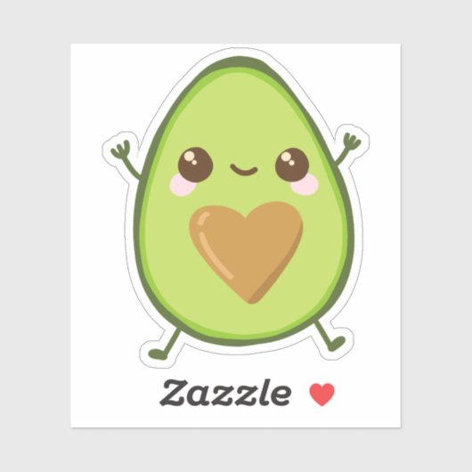 Avocado Love Sticker (Vel)