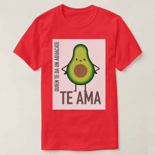 Avocado Love T-shirt (Design voorkant)