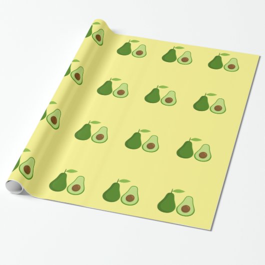Avocado Lover Design Thunder_Cove Cadeaupapier (Uitgerold)