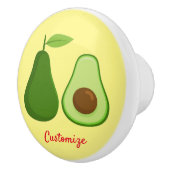 Avocado Lover Design Thunder_Cove Keramische Knop (Rechts)