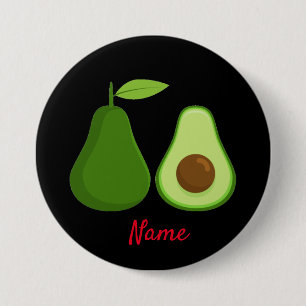 Avocado Lover Design Thunder_Cove Ronde Button 7,6 Cm