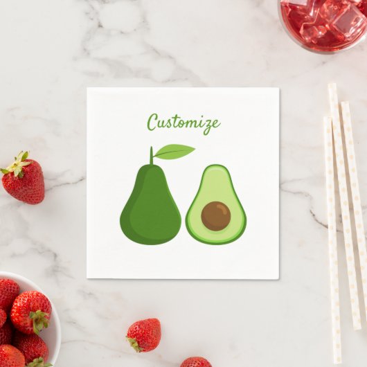 Avocado Lover Design Thunder_Cove Servet (Insitu)
