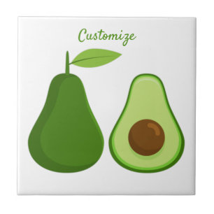 Avocado Lover Design Thunder_Cove Tegeltje