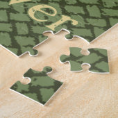 Avocado Lover Faux geborduurd Legpuzzel (Zijkant)