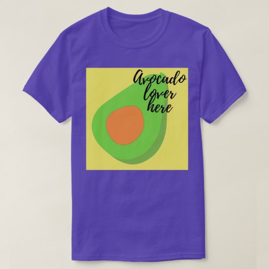 Avocado Lover Hier T-shirt (Design voorkant)