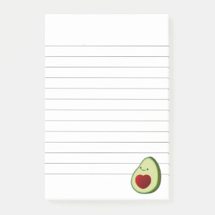 Avocado Lover Schattigee Cartoon Post-it® Notes