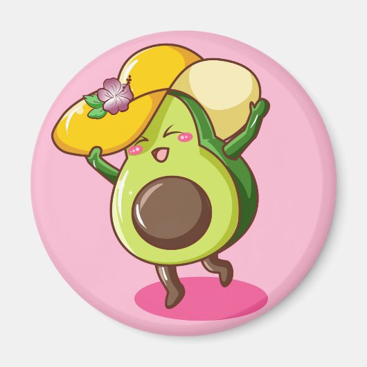 Avocado Magnet Magneet (Voorkant)