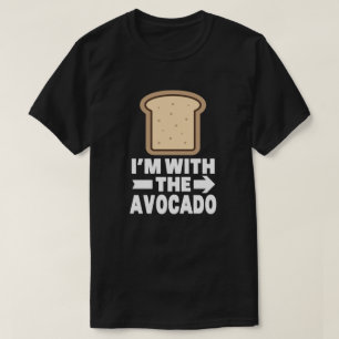 Avocado met toast overeenkomend Halloween-kostuum T-shirt