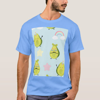 Avocado Mode Ornamental Botanical T-shirt