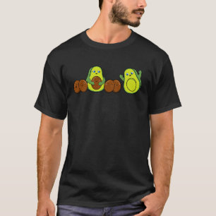 Avocado moeder Zwangerschap Ruw T-shirt