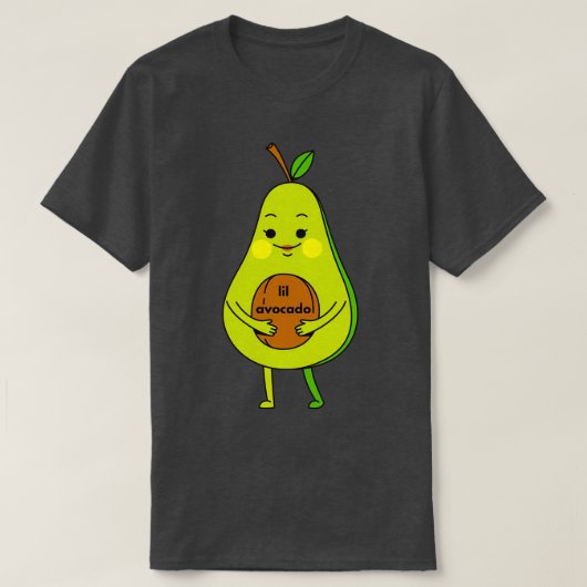 Avocado Moederschap Zwangerschap Liefde T-shirt (Design voorkant)