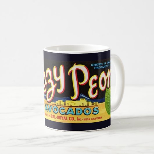 Avocado-Mok Koffiemok (Voorkant rechts)