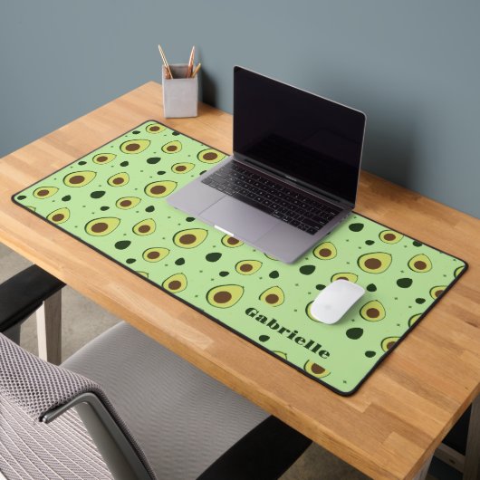 Avocado Motif Fruit Nom du bureau Mat (Bureau 2)