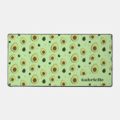 Avocado Motif Fruit Nom du bureau Mat (Recto)