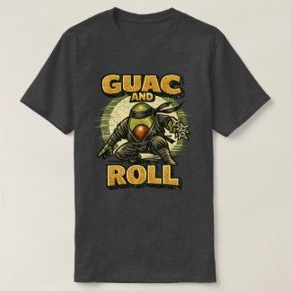 Avocado Ninja – GUAC EN ROLL Held T-shirt