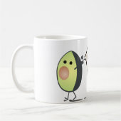 avocado-nummers koffiemok (Links)