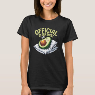 Avocado Official Sleep Pajamas Nightgown Sleepy Av T-shirt