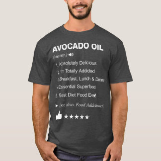 Avocado Oil Definition Betekenis grappig T-shirt