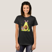 Avocado paaspaaspap Hunt Bunny Avocado Pasen T-shirt (Voorkant volledig)