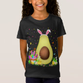Avocado paaspaaspap Hunt Bunny Avocado Pasen T-shirt (Voorkant)